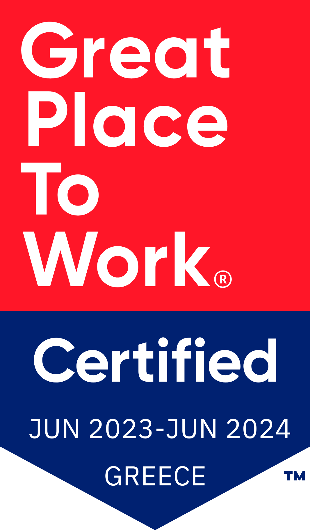 Badge Great Place To Work 2023-2024