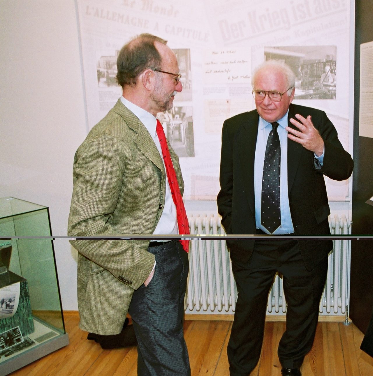 Peter Haas und Professor Gerald D. Feldman 2002.