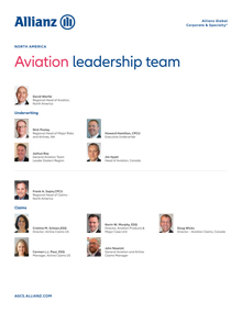 Aviation leadership team