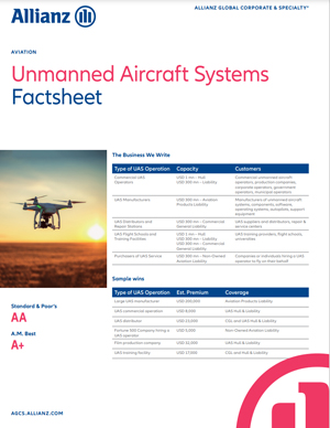 Unmanned aircraft systems