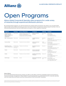 Open programs