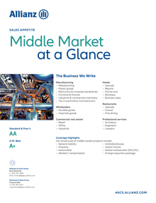 Middle market at a glance