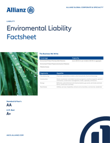 Environmental liability overview