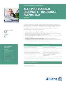PI - Insurance agents E&O