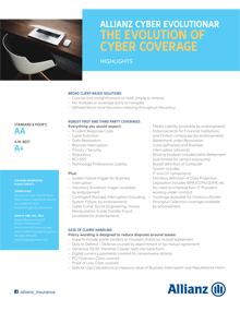 Allianz Cyber evolutionar