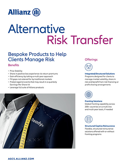 Risk transfer at a glance