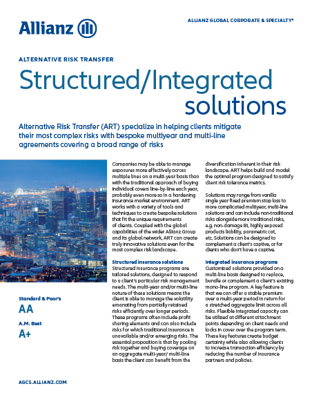 Structured/Integrated solutions