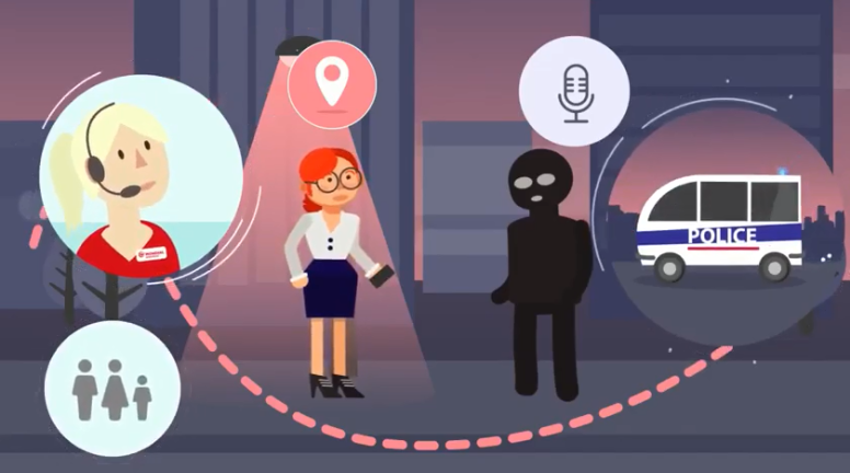 Allianz Partners Alerte danger mode discret
