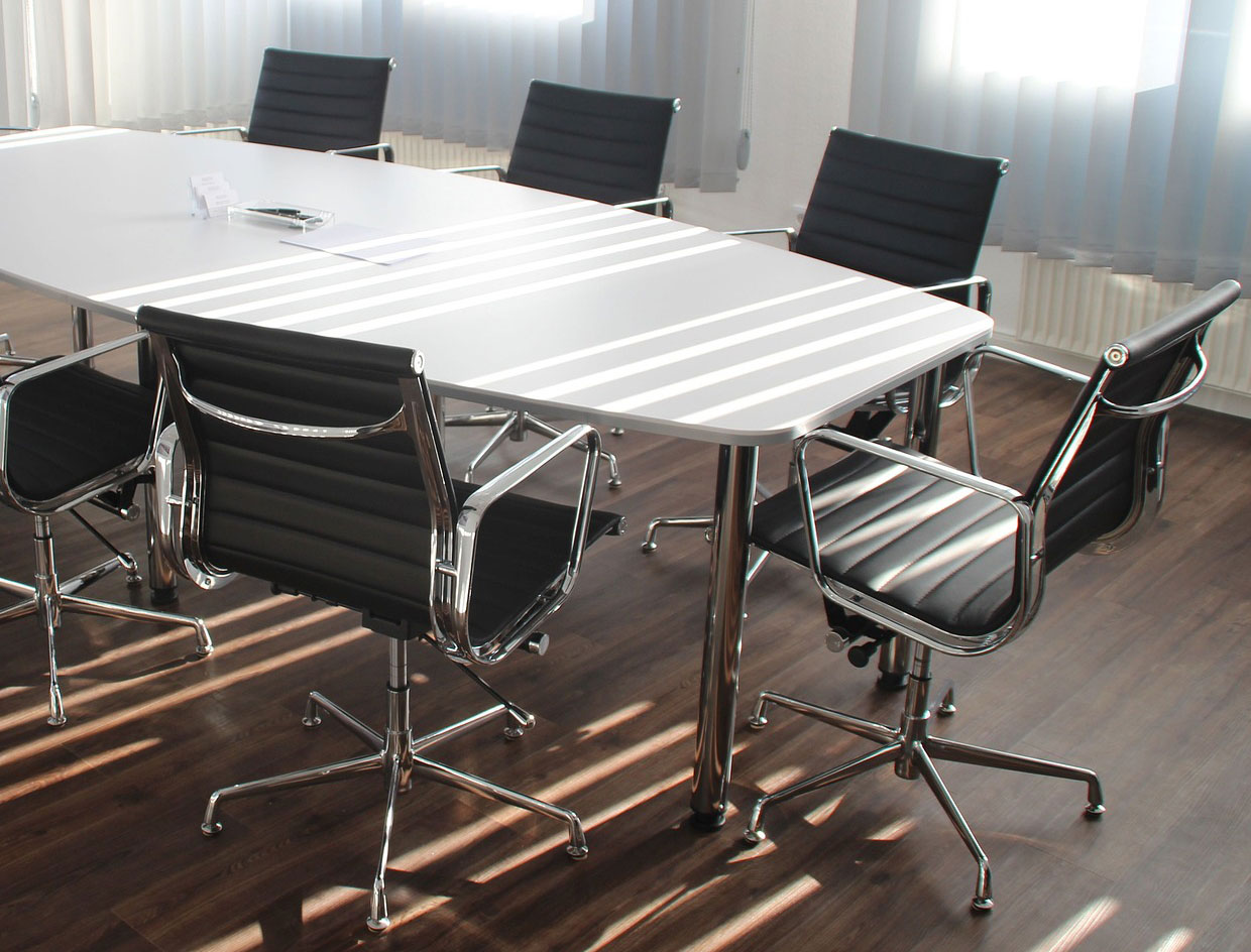 Board room image which is empty