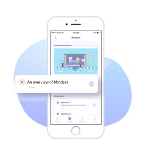 Shows the modules on the app