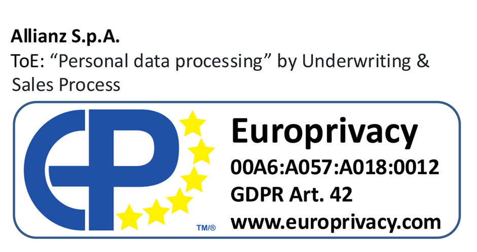 Europrivacy certificate