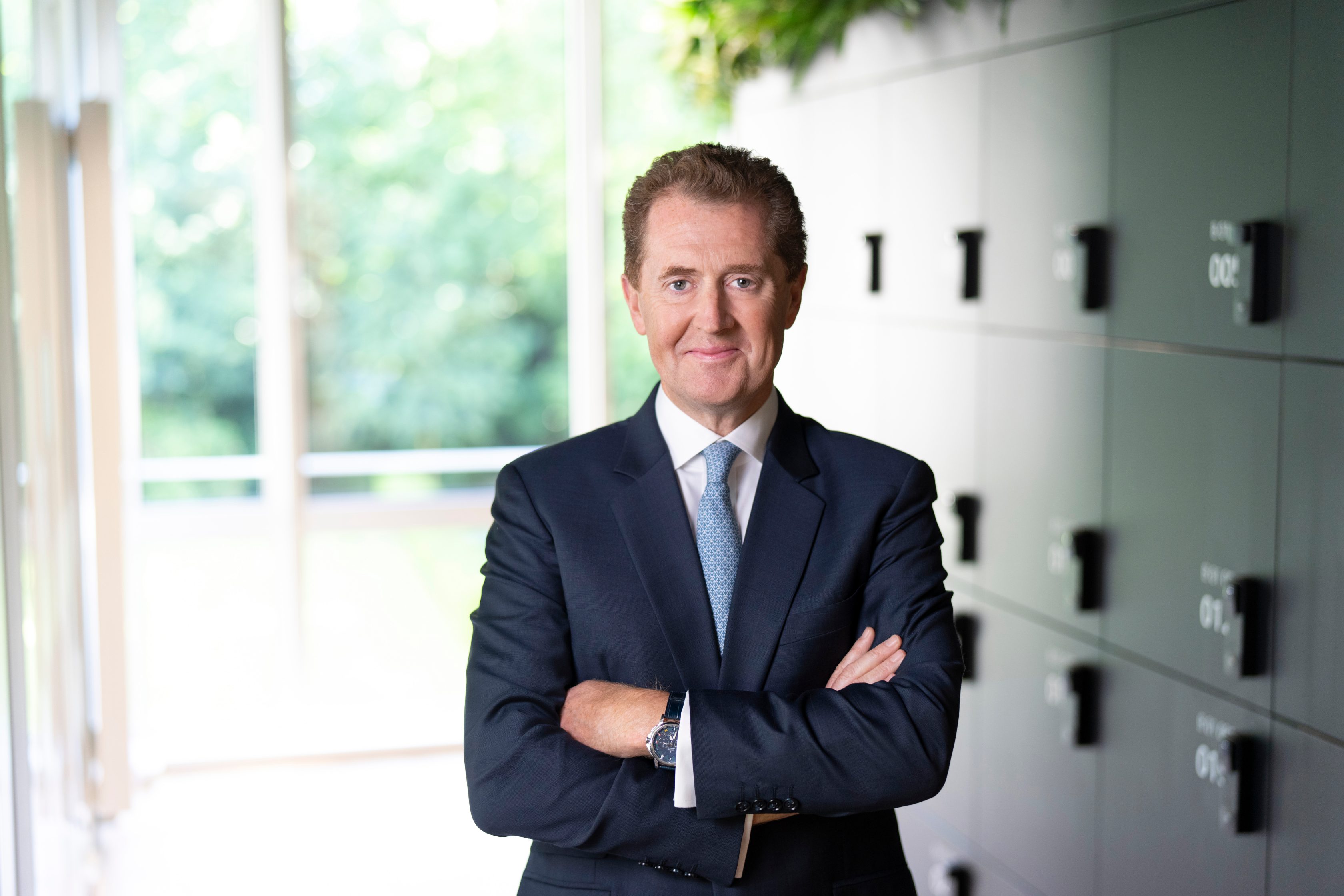 Das Foto von Christopher Townsend, Mitglied des Vorstands der Allianz SE