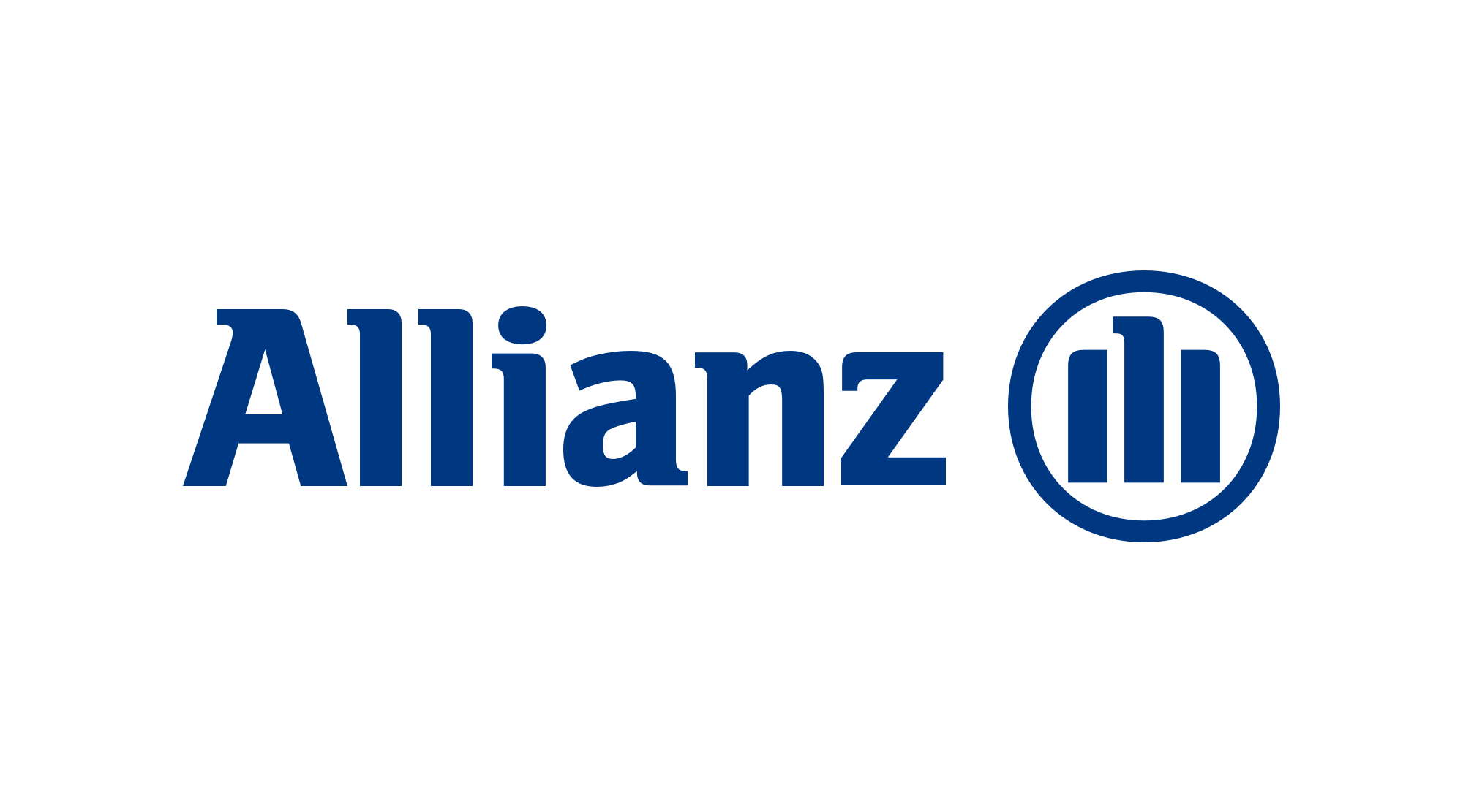 Allianz Logo auf weißen Hintergrund