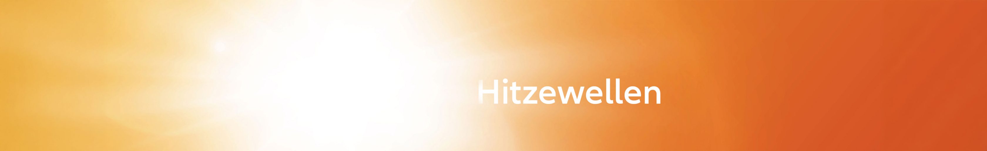 Sonnenstrahlen im Close-up als Symbol für Hitzewellen