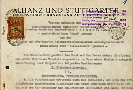 Gruppen-Risiko-Sterbegeldversicherung mit dem Kameradschaftsbund Deutscher Polizeibeamten