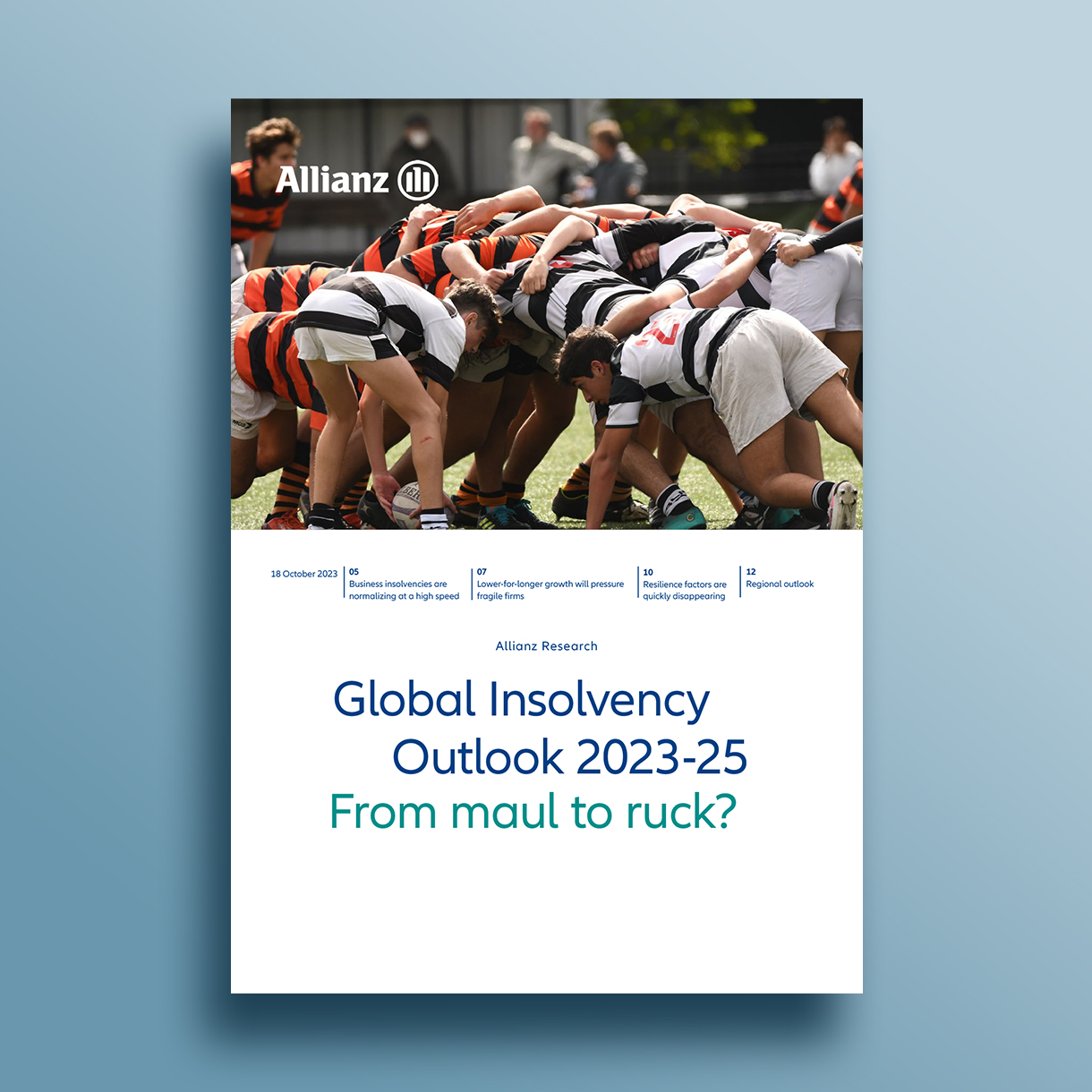 Title page of report