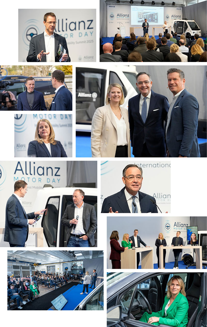 Collage with all speaker of the Motor Day 2025