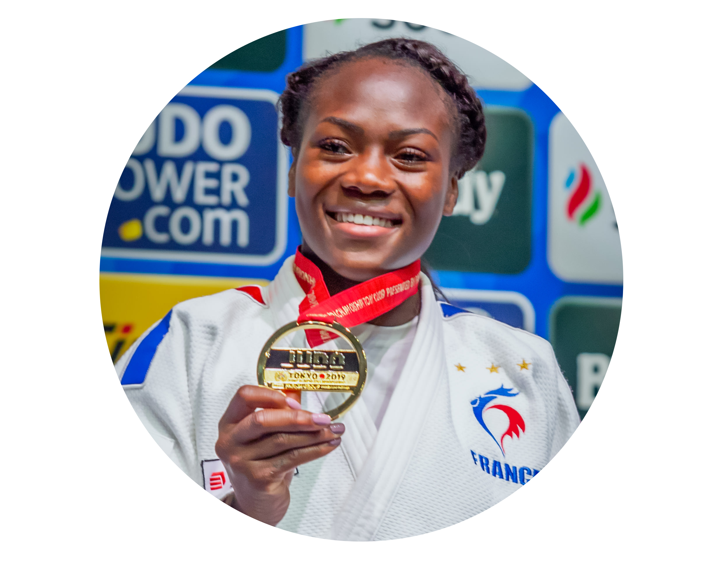 Clarisse Agbegnenou quadruple championne du Monde de judo