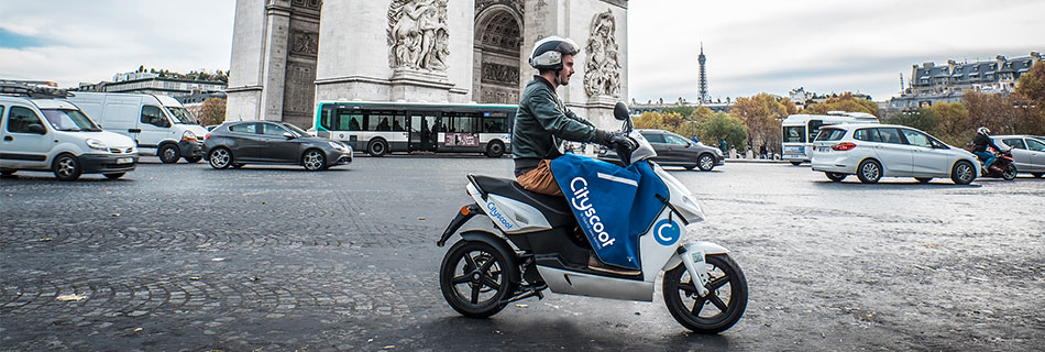 Cityscoot : le service de location de scooters 100% électriques