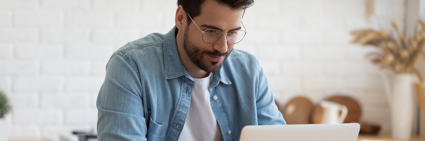 An image showing a person reading how to make a cash flow forecast