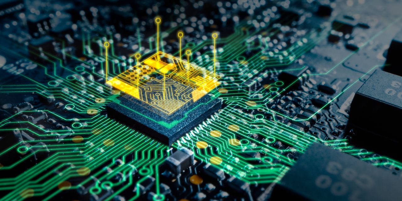 Image of a digital chip