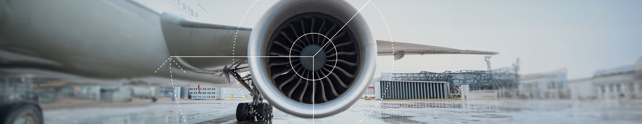 Aircraft wing with focus on engine