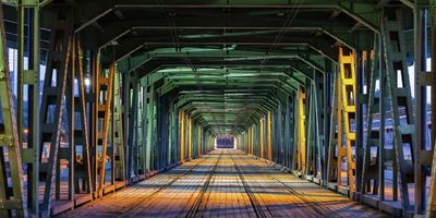 Colorful bridge