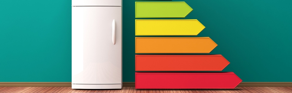 Imagen de grado de ahorro de energía para nevera