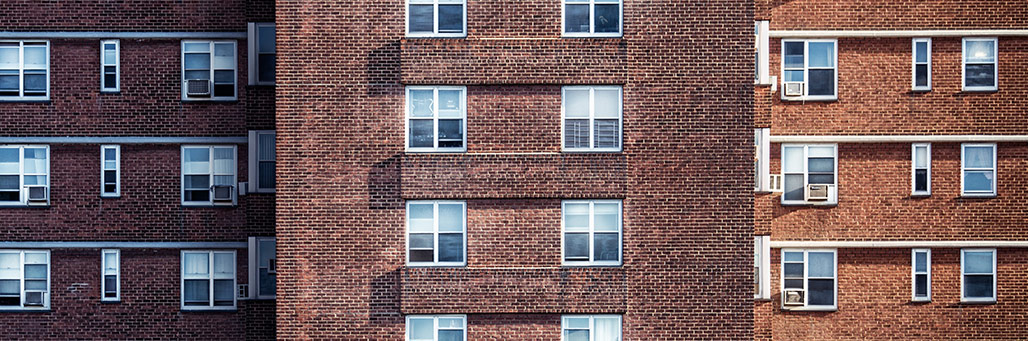 Imagen de un bloque de edificios