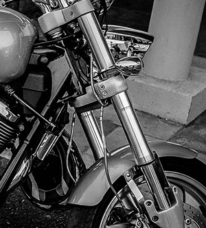 Imagen de una moto clásica