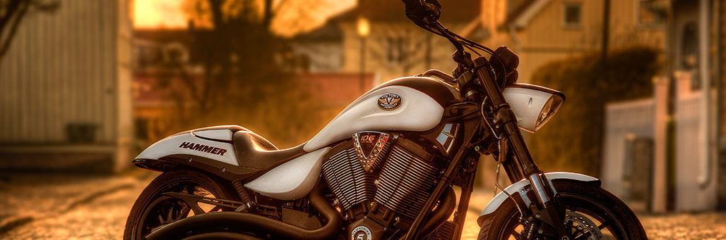 Imagen de una moto clásica